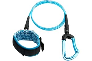 kowaku Cordino per apnea, Forza di Rottura Professionale Confortevole 24 KN/Corda di Sicurezza/Corda per Immersioni subacquee Adatta per Immersioni alla