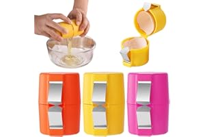 VIPOMKOWA Egg Shell Opener, Egg Opener Tool, Egg Slicer 1PCS, No Mess Easy Egg Opener, Kitchen Baking Tools, Egg Cracker Tool Egg Cracker Separator Tool, Egg Peeler, Portable Egg Cracking Tool for Home Kitchen