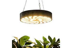 FECiDA UFO Grow Light LED Dimmerabile UFO1000, Lampada per Piante da Interno, lampade LED per Piante Spettro Completo, LED Coltivazione Indoor con Funzione Daisy Chain