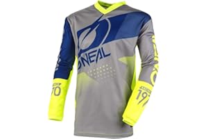 O'NEAL | Maglia Motocross | Enduro Motorcycle | vestibilità per la Massima libertà di Movimento, Protezione Gomito Cucita, Traspirante | Element Jersey Classic | Adulto | Nero