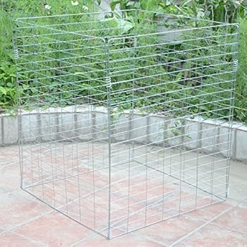 Large 458 Litre Metal Wire Mesh Compost Bin Eco Garden Composter ...