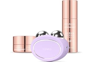 Set FOREO Total Facelift - Appareil micro courant visage avancé BEAR 2 + SÉRUM SUPERCHARGED 2.0 30ml + SUPERCHARGED Hydratant intense triple action HA+PGA 50 ml - Anti-âge - Soin visage