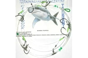 Piranha Fishing Line BOLENTINO di PROFONDITA' Finale TSUNAMI2 con AMI Circle Hook