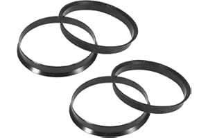 X AUTOHAUX 4pcs Plastic 63.4mm to 65.1mm Car Centric Rings Wheel Bore Spacer