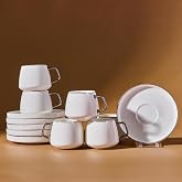Karaca Saturn Platinum Coffee Cup for 6 Persons