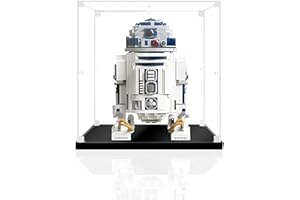 ICUANUTY Vitrina de Acrílico para Lego R2D2 75308, Display Case Vitrinas para Colecciones Modelismo (Solo Vitrina)