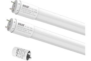 JESLED 2er Pack LED Röhre 120cm T8 G13-14W, 6000K, 2934 Lumen - PC-Material, hohe Lichtausbeute, inkl. Starter - Ideal für Büro, Supermarkt, Lagerhalle