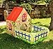 Produktbild heimtexland Kinder Spielhaus Outdoor PopUp Spielzelt Bauernhof 150x90x110cm Gartenhaus Activity Spielzeug Garten Typ543