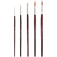 Artway Brush Set x 5 - Round Synthetic Fine Point