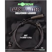 Terminale Di Pesca Korda Dark Matter Chod Leader, Da 30 Libbre, Lunghezza 1 Metro