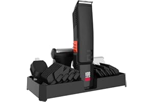 BESTBOMG Tondeuse à Cheveux pour Homme, 14 en 1 Tondeuse à Barbe, Tondeuse pour le Nez et les Oreilles Rechargeable Sans Fil, Précision et Pleine Taille, Micro Rasoir et Tondeuse Design