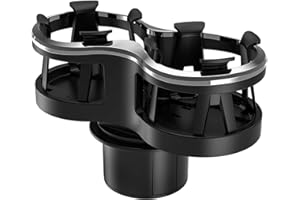 BSEICAL Becherhalter Auto Mittelkonsole, Getränkehalter Auto Doppel, Universal Autozubehör Innenraum Car Gadgets Cup Holder Doppelt Saucenhalter Dosenhalter Flaschenhalter Kaffeehalter Elastischer Griff