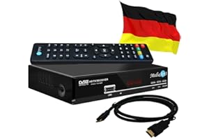 Sat Receiver MEDIAART-3m FTA vorbereitete Deutsche Senderliste Full HD Digital 2xUSB HDMI Coaxial DVB-S2 Scart Astra 19°E vorprogrammiert, Multimedia Player