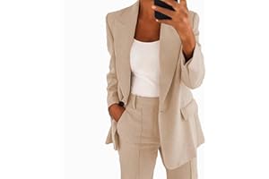 ZXCW 2022 otoño e Invierno Europeo y Americano Moda Solapa Slim Cardigan Traje Traje Chaqueta Mujeres-Apricot,L