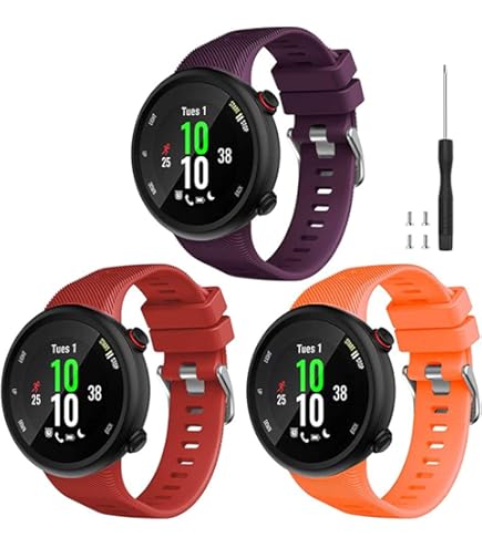 GVFM cinturini compatibili con Garmin Forerunner 25