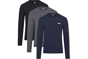 DKNY Warriors Camiseta de Hombre (Pack de 3)