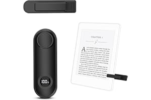 HIGPTWIREL RF Fernbedienung Seitenwenden zum Lesen auf Kindle Paperwhite Oasis Colorsoft Zubehör, Clicker Page Turner für iPhone, Tablets Comics Lesen Romane, Schwarz