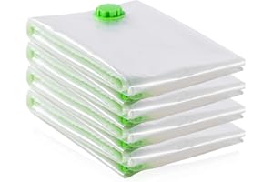 Opaza - Bolsas de almacenamiento extra grandes al vacío (4 unidades, 130 x 100 cm), para ropa, edredones, ropa de cama (4 piezas)