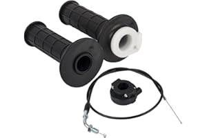 CARKIO Puños de moto con cable de acelerador incluido para motocross o quads de 4 tiempos y 50, 90, 110, 125 o 140 centímetros cúbicos de marca Beehive Filter