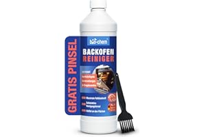 ‎BIO-CHEM bio-chem Backofenreiniger EXTRA STARK | 1000 ml mit gratis Pinsel | Löst Eingebranntes ohne Aufheizen & Schrubben | Selbstwirkender Fettlöser | Chlorfrei & geruchsarm | Made in Germany