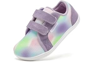 HOBIBEAR Kids Calzado Descalzo Ancho para niños niñas Outdoor Trail Running Minimalist Walking Shoes