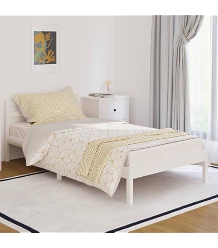 Letto Singolo In Pino Massiccio 100x200 Cm - Stile Scandinavo Con Rete A Doghe - Foto 12