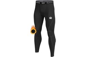 MEETWEE spodnie kompresyjne męskie sportowe legginsy - Legginsy Mężczyźni