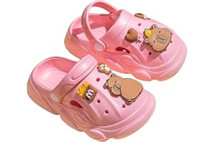 LCpddajlspig Zoccoli Bambini e Ragazzi, Ciabatte Bambino Estive Pantofole Comodi Slip On con Motivi Divertenti Sandali da Giardino Chiusi Sabot Unisex per Mare e Piscina