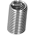 100 PCS Thread Repair Insert M6 x 1 Helicoil Metric Thread Sleeves, Stainless Steel Wire Thread Sheaths with Different Length to Choose for Thread Repair Sleeve Assortment Set (18mm)