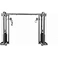 Fit4home 180kg Cable Crossover Machine With Pull Up Bar Large Swivel Pulley Wheels Home Gym Workout | TF-71502