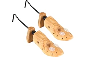 HOME FLAIR Wooden Shoe Stretchers For Women | 1 Pair Of Ladies Wooden Shoe Trees | 2 Way Stretch Length And Width Your Shoes | Eliminate Blisters, Corns & Bunions