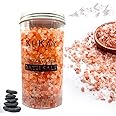 WADI SADI Himalayan Pink Salt Granules 100% Organic Body Scrubs Face Foot to Exfoliate Moisturize Skin Deep Cleansing Home Bath SPA Yoga Chakras Healing (1.2 KG)