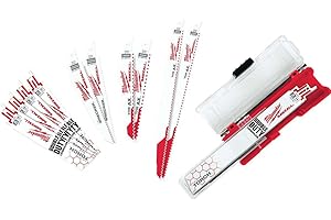 Milwaukee 49-22-1129 12-częściowy zestaw ostrzy do piłek rozbiórkowych, biały