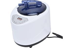 ZWINNER Saunadampfer 1000W 2.5L tragbarer Dampferzeugertopf, Home Spa-Maschine mit Fernbedienung/Zubehör, Badezimmer Ganzkörper-Dampfbad für Dampfbad, Holzfass, Badewanne(EU)