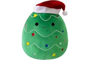 COSORO 20cm Christmas Green Tree Soft Plush Toy,8" Cute Xmas Squishy Tree Christmas Plush Pillow Toy,Stuffed Animal Plushies Toys for Kids Girls Boys Birthday Gift Xmas Cuddly Toy