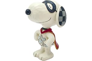 ENESCO Peanuts by Jim Shore Snoopy - Mini statuetta supereroe