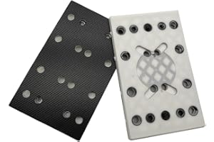 ARMYJY Sanding Pad 130x80mm, 12 Holes & Backup Plate Replacement for RTS 400 REQ