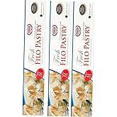 3 PACKS X THEOS Greek Style Filo Familia Pastry Filo Pastry Sheets phyllo dough 250 gram by Pufai