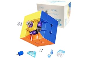 TUNJILOOL MOYU RS3M Maglev Magnetischer Speed Cube 3x3 Zauberwürfel Stickerless, 3D Magic Puzzle Spiele für Kinder und Erwachsene, Geeignet für Tägliche Spiel, Wettkampftraining und Geburtstagsgeschenk(MF8829)