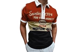 LAOSU Polo Manches Courtes Homme Hauts Printemps Été Streetwear Imprimé Grande Taille Col Zippe Mode Casual Vintage Tops Décontractés Sport Tee Shirt Confort Chic Golf Pas Cher Beau T-Shirt