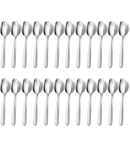 Set Di 36 Cucchiaini Da Caffè In Acciaio Inox - Eleganti E Resistenti, Per Casa, Bar O Feste - Foto 7