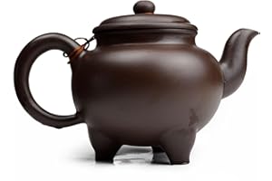Yxhupot Teiera cinese Gongfu Tea 20 oz/600 ml Zisha argilla classica treppiede pentola Zini per tè sfuso