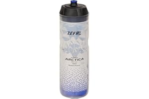 ZEFAL Zéfal Arctica - Bidon rowerowy 750 ML - Izolowana butelka rowerowa - bezzapachowa i wodoodporna - sportowy kanister bez BPA, niebieski