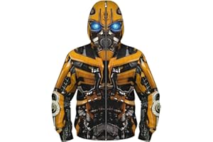 Silver Basic Felpa con Zip Super Hero Cosplay Bambino Custume in Carnevale e Feste