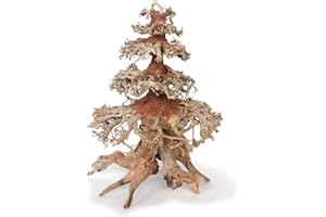 Amtra Legno Oriental Wind 8 taglia M, decorazione in legno per acquario fatto a mano, tronco naturale ornamentale, accessorio arredo decorativo, 20x15x15 cm