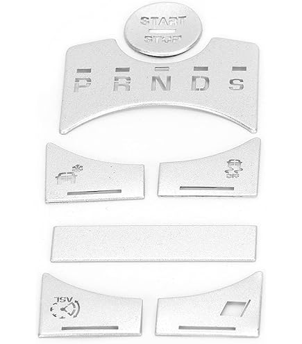 aqxreight 14Pcs Air Condition Button Cover Trim AC Control Stickers Fit
