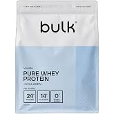 Bulk Pure Whey Protein + Collagen, Vanilla, 900g | Up to 23g Protein, 14g Collagen, No Added Sugars, Promotes Muscle Growth a