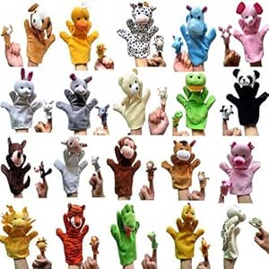 Giochi Countdown 24 Pezzi Di Burattini E Marionette Da Dito Per Neonati E Bambini - 12 Segni