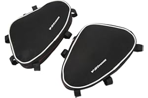 Eulbevoli Repair Tool Placement Toolbox, Strong Load Bearing Anti Break Waterproof Bumper Frame Crash Bars Bags Long Service Life for Motorbike