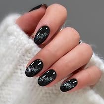 JMEOWIO Nagelfolie Katzenauge Dunkelblau – Gel-Nagelaufkleber Selbstklebend & UV-härtend Für Nageldesign